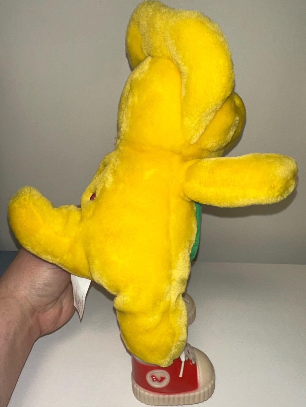 Vtg 90s BJ the Dinosaur of Barney 13” Plush Doll - Picture 8 of 10
